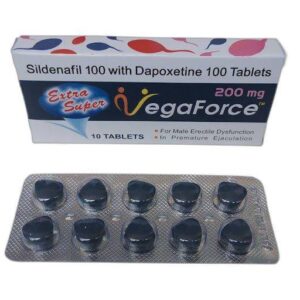 VegaForce 藍蝌蚪雙效片威而鋼雙效片 超強雙效偉哥增硬持久 台灣總代理 200mg 10顆/盒